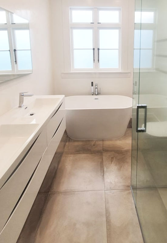 Aqua Plumbing bathroom renovation work